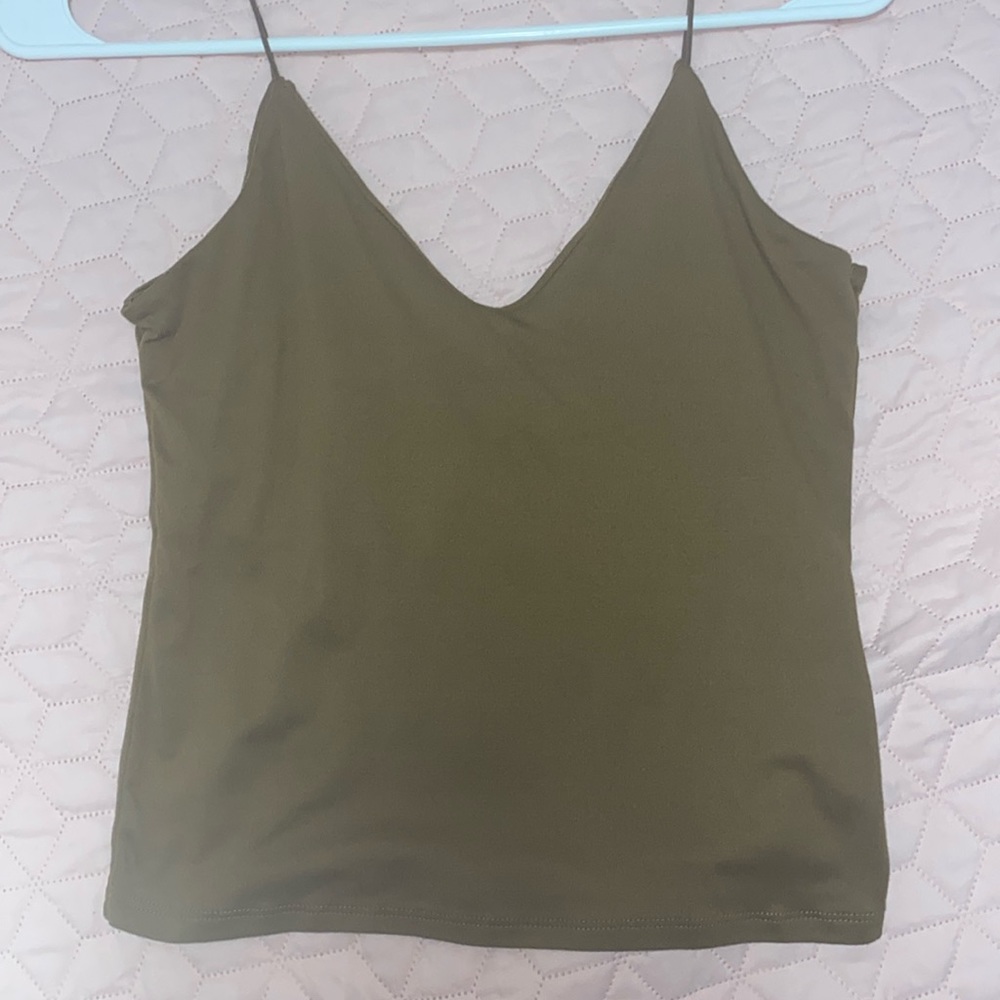 brown cami top